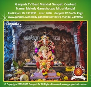 Melody Ganeshotsav Mitra Mandal Ganpati Picture