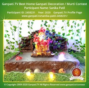 Sanika Patil Home Ganpati Picture