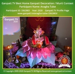 Anagha Tulse Home Ganpati Picture