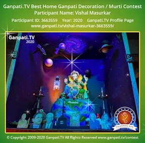 Vishal Masurkar Home Ganpati Picture