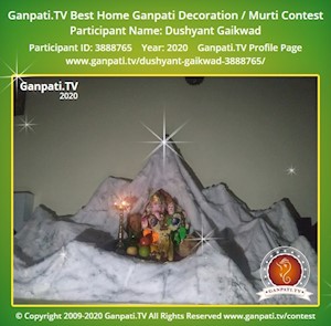 Dushyant Gaikwad Home Ganpati Picture