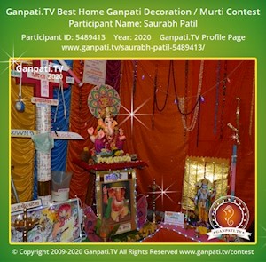Saurabh Patil Home Ganpati Picture