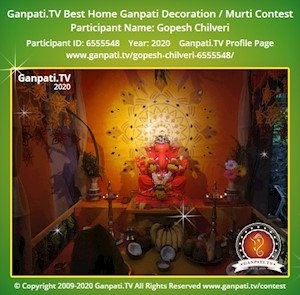 Gopesh Chilveri Home Ganpati Picture