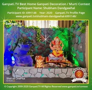Shubham Dandgawhal Home Ganpati Picture