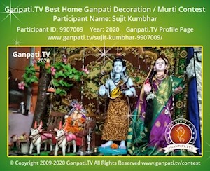 Sujit Kumbhar Home Ganpati Picture